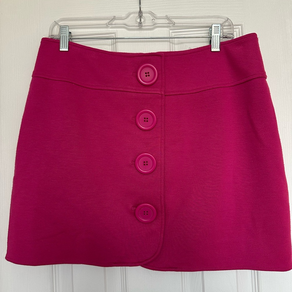 Ideology Fuchsia Retro Mini Skirt SZ 10